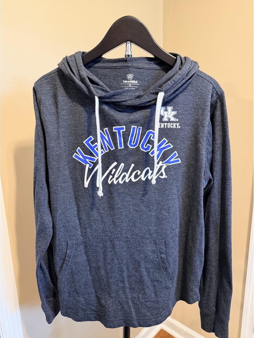 Kentucky Wildcats Gray Hoodie Sweatshirt Women Size M